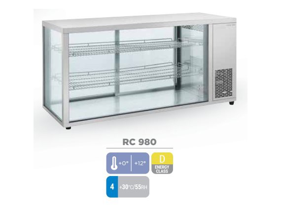Vetrina refrigerata RC 980 0/+12°